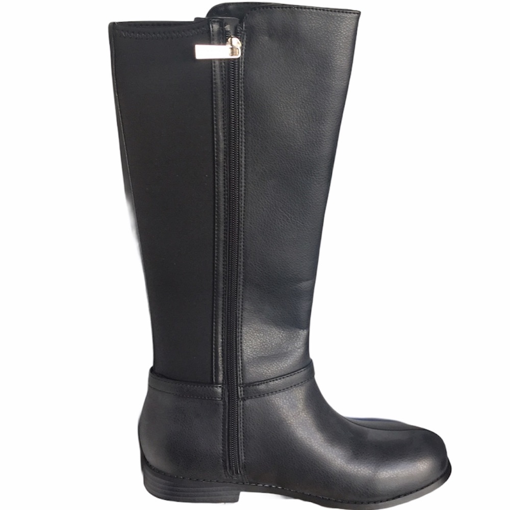 Micheal Kors Girls Black Emma Kaya Riding Boots - Picture 6 of 7